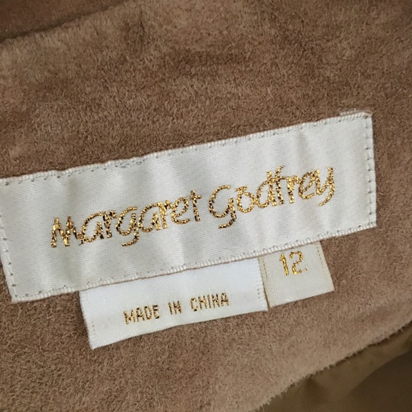 Margaret Godfrey Camel Suede Jacket - Picture 7 of 9